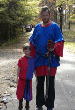 Colin of House Corvus walking with his dad, THL Mchel. Click here for full size image.