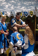 HRM Valharic places the baronial coronet on Adeliza's brow. Click here for full size image.
