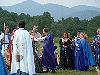 Their Majesties greet the new Master Peter Hawkyns. Click here for full size image.