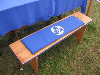 Corvus bench and seat cushion. Click here for full size image.