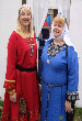 Baroness Deirdre and Mistress Rhiannon. Click here for full size image.
